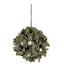 Frosted Mistletoe Ball Decoration - Christmas Decor - British D'sire