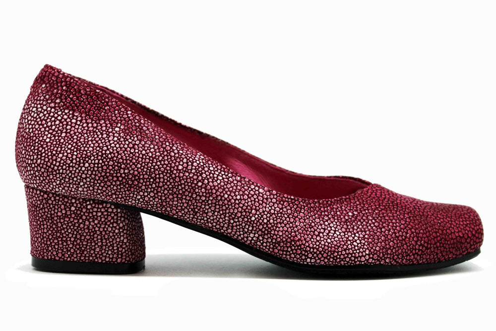 Polo fuchsia low heel shoe - Chanii B Main image