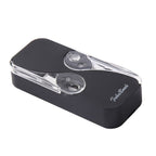 FukuBook Portable Mini Automatic Opening and Closing Floss Storage Box with Floss(Black) - British D'sire