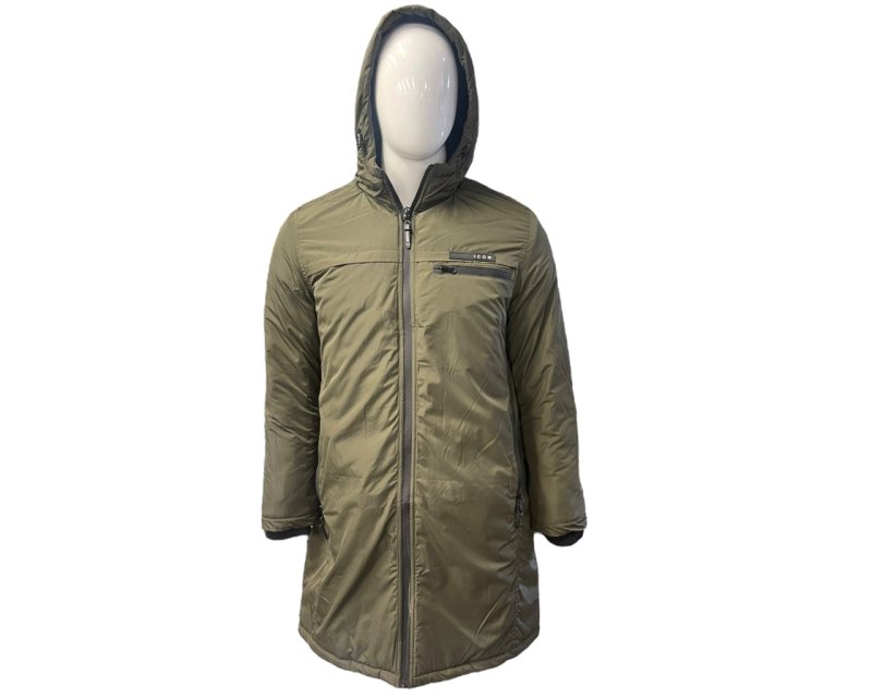 Full Zip Hooded Padded Long Parka Jacket - Jackets - British D'sire