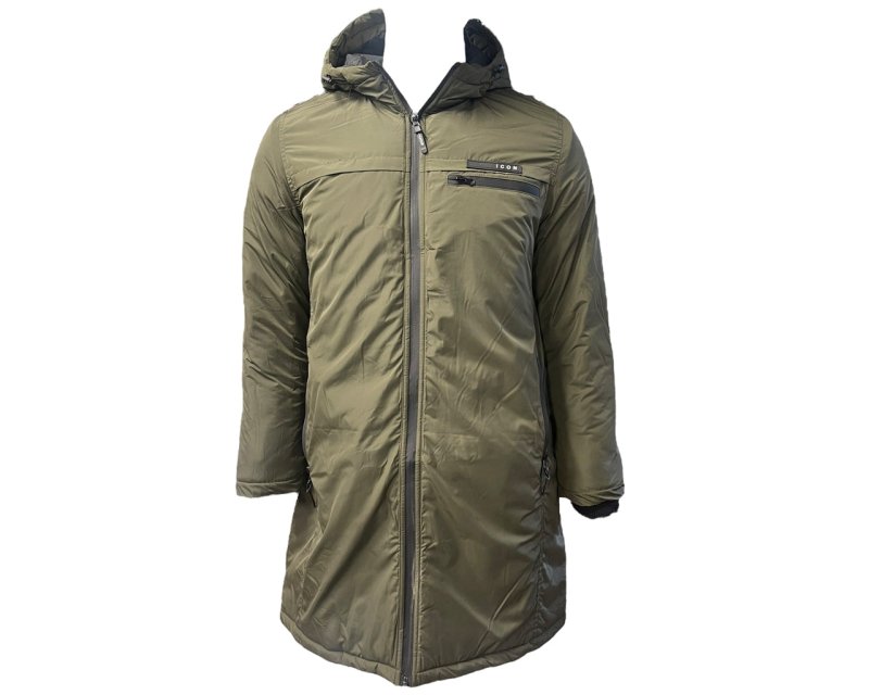 Full Zip Hooded Padded Long Parka Jacket - Jackets - British D'sire