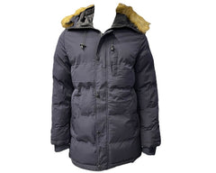 Full Zip Hooded Padded Parka Jacket - Jackets - British D'sire