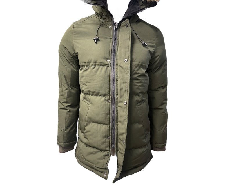 Full Zip Hooded Padded Parka Jacket - Jackets - British D'sire