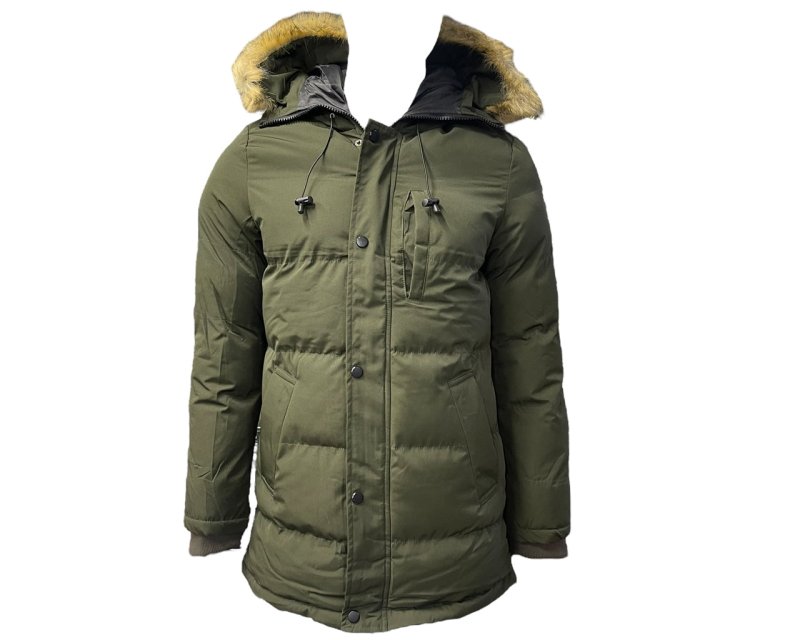 Full Zip Hooded Padded Parka Jacket - Jackets - British D'sire