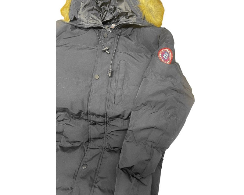 Full Zip Hooded Padded Parka Jacket - Jackets - British D'sire