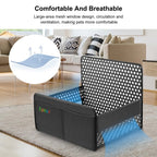 FunAdd Breathable and Foldable Pet Dog Car Basket Anti - dirty Waterproof Pad (Black) - British D'sire