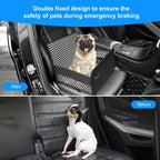 FunAdd Breathable and Foldable Pet Dog Car Basket Anti - dirty Waterproof Pad (Black) - British D'sire