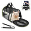 FUNADD Pet Travel Carrier Bag Shoulder Foldable Tote Bag(Grey) - British D'sire