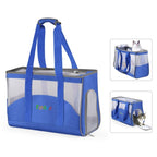 FUNADD Portable Breathable Pet Bag Outdoor Shoulder Tote Bag (Blue) - British D'sire