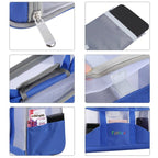 FUNADD Portable Breathable Pet Bag Outdoor Shoulder Tote Bag (Blue) - British D'sire