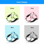 FunAdd Traction Rope Reflective Breathable Nylon Pet Vest Dog Harness, Size: M (Blue) - British D'sire