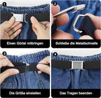 Furuising 5PCS Elastic Kids Belt, Adjustable Kids Belts with Flat Square Buckle, Stretch Toddler Belt for 2 - 15 Years Boys Girls School Trousers Jeans Pants Shorts Dresses - British D'sire