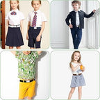 Furuising 5PCS Elastic Kids Belt, Adjustable Kids Belts with Flat Square Buckle, Stretch Toddler Belt for 2 - 15 Years Boys Girls School Trousers Jeans Pants Shorts Dresses - Kids Accessories - British D'sire