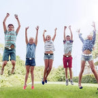 Furuising 5PCS Elastic Kids Belt, Adjustable Kids Belts with Flat Square Buckle, Stretch Toddler Belt for 2 - 15 Years Boys Girls School Trousers Jeans Pants Shorts Dresses - Kids Accessories - British D'sire