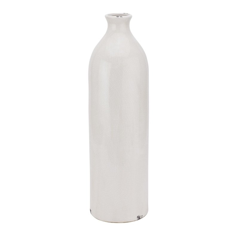 Garda Glazed Gisela Vase - Neutral Ceramic Decorative Vase - Vases - British D'sire