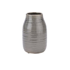 Garda Grey Stefanie Vase - Grey Ceramic Decorative Vase - Vases - British D'sire