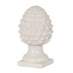 Garda White Decorative Acorn Decorative Ornament - Figurines - British D'sire
