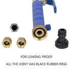 Garden Lawn Irrigation High Pressure Hose Spray Nozzle Car Wash Cleaning Tools (Blue) - British D'sire