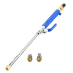 Garden Lawn Irrigation High Pressure Hose Spray Nozzle Car Wash Cleaning Tools (Blue) - British D'sire