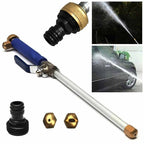 Garden Lawn Irrigation High Pressure Hose Spray Nozzle Car Wash Cleaning Tools (Blue) - British D'sire