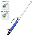 Garden Lawn Irrigation High Pressure Hose Spray Nozzle Car Wash Cleaning Tools (Blue) - British D'sire