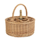 Garden Picnic Basket Complete with 12 Glasses - Drinks Baskets - British D'sire