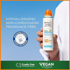 Garnier Ambre Solaire SPF 50+ Kids Anti-Sand Mist, Children's Sun Protection Spray, Non-Greasy and Fast-Absorbing, Water- and Sand-Resistant, Hypoallergenic, Sensitive Advanced, 150 ml - British D'sire