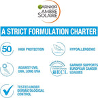 Garnier Ambre Solaire Sun Protection Over Makeup, Non-Greasy + Lightweight, With Hyaluronic Acid, Protection Mist SPF50, Super UV, 75ml - British D'sire