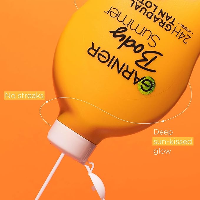 Garnier Summer Body Gradual Tan Moisturiser Deep, For A Radiant Sun Kissed Glow, Suitable For Face & Body, 24 Hour Hydration, 400ml Secondary image