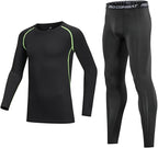 Gavena Boys Compression Sets Youth Athletic Base Layer Kids Thermal Underwear Set Leggings and Shirts Suits for 4 to 12 Years - Thermal Sets - British D'sire