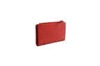 Genuine Full Grain Leather Purse RFID With Ring Detail Red - British D'sire