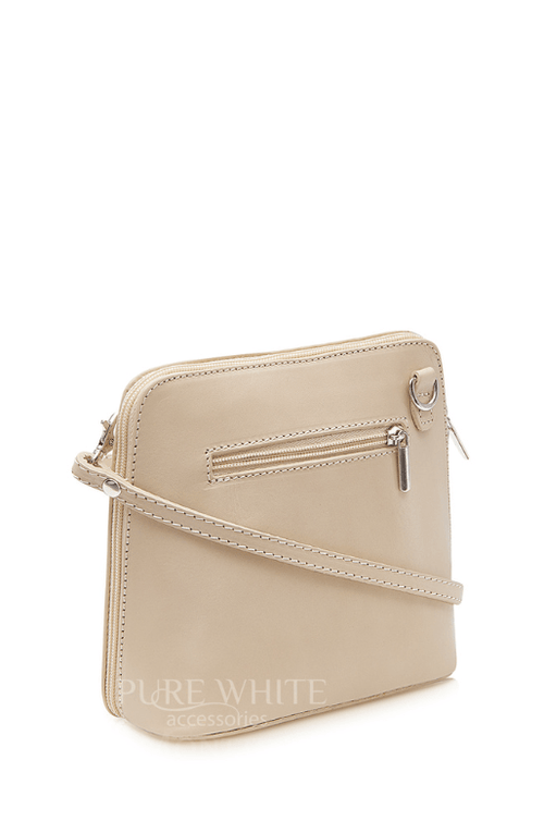 Genuine Italian Suede Triangular Hand Bag