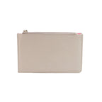 Genuine Leather purse with contrast panel and piping stripe detailing. RFID Stone & Rose - British D'sire