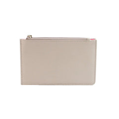 Genuine Leather purse with contrast panel and piping stripe detailing. RFID Stone & Rose - British D'sire
