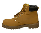 Genuine Leather Steel Toe Cap Safety Work Boots - Boots - British D'sire
