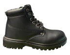 Genuine Leather Steel Toe Cap Safety Work Boots - Boots - British D'sire