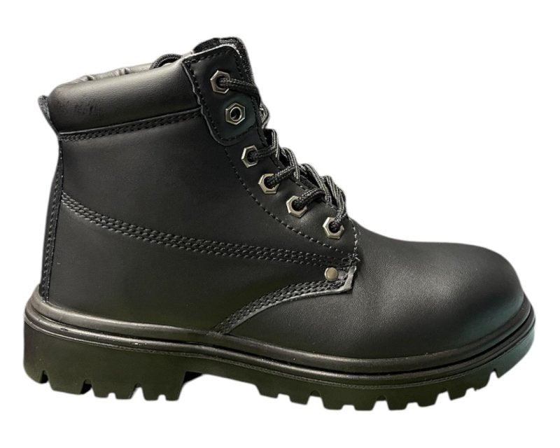 Genuine Leather Steel Toe Cap Safety Work Boots - Boots - British D'sire