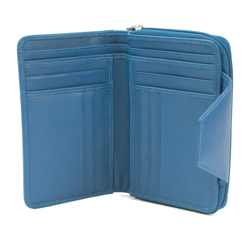 Genuine Soft Leather Purse Black RFID protection - British D'sire