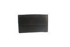 Genuine Soft Leather Purse RFID Plain Black - British D'sire