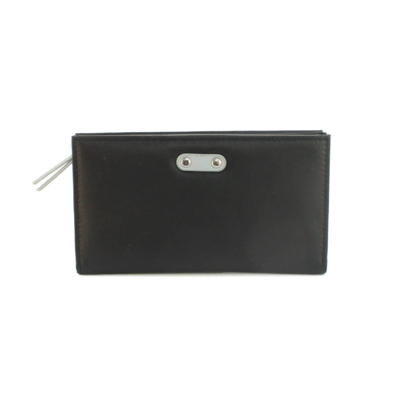 Genuine Soft Leather Purse RFID protection Black & Grey - British D'sire