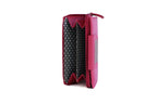 Genuine Soft Leather Purse RFID protection Tab Detail Pink & Purple - British D'sire