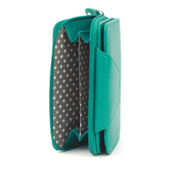 Genuine Soft Leather Purse RFID protection Turquoise - British D'sire
