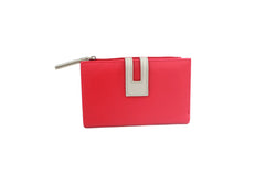 Genuine Soft Leather Purse RFID protection Watermelon - British D'sire