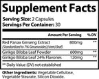 Ginkgo Biloba + Ginseng - Specialty Supplements - British D'sire