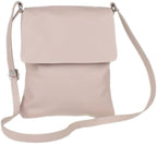 Girly Handbags Womens Italian Soft Leather Cross Body Shoulder Bag Flap Zipper - Handbags & Shoulder Bags - British D'sire