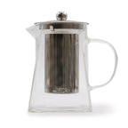 Glass Infuser Teapot - Tower Shape - 780ml - Herbal Teapot Set - British D'sire