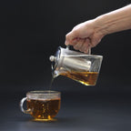 Glass Infuser Teapot - Tower Shape - 780ml - Herbal Teapot Set - British D'sire
