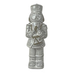 Glazed Ceramic Nutcracker Ornament With Textured Detail - Christmas Decor - British D'sire