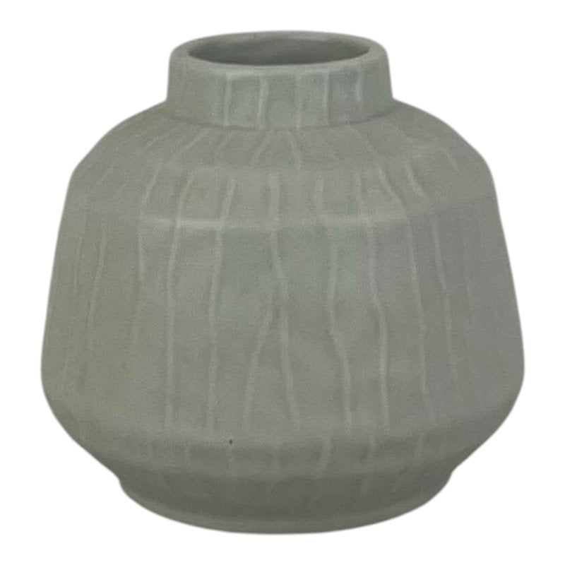 Glazed Pistachio Vase (9.5cm) - Ceramic Vase - British D'sire Main image