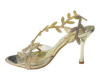 Glitter Rhinestone High Heel Sandals - Heels - British D'sire